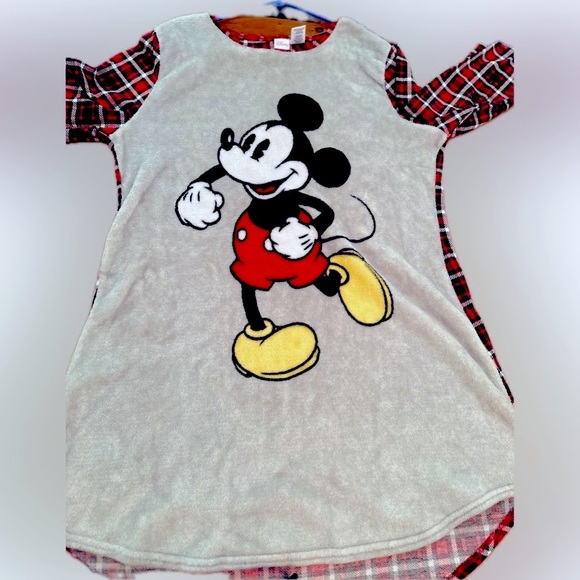 - Disney Mickey Mouse Fleece Gown Size XL(14-18) - Picture 6 of 13